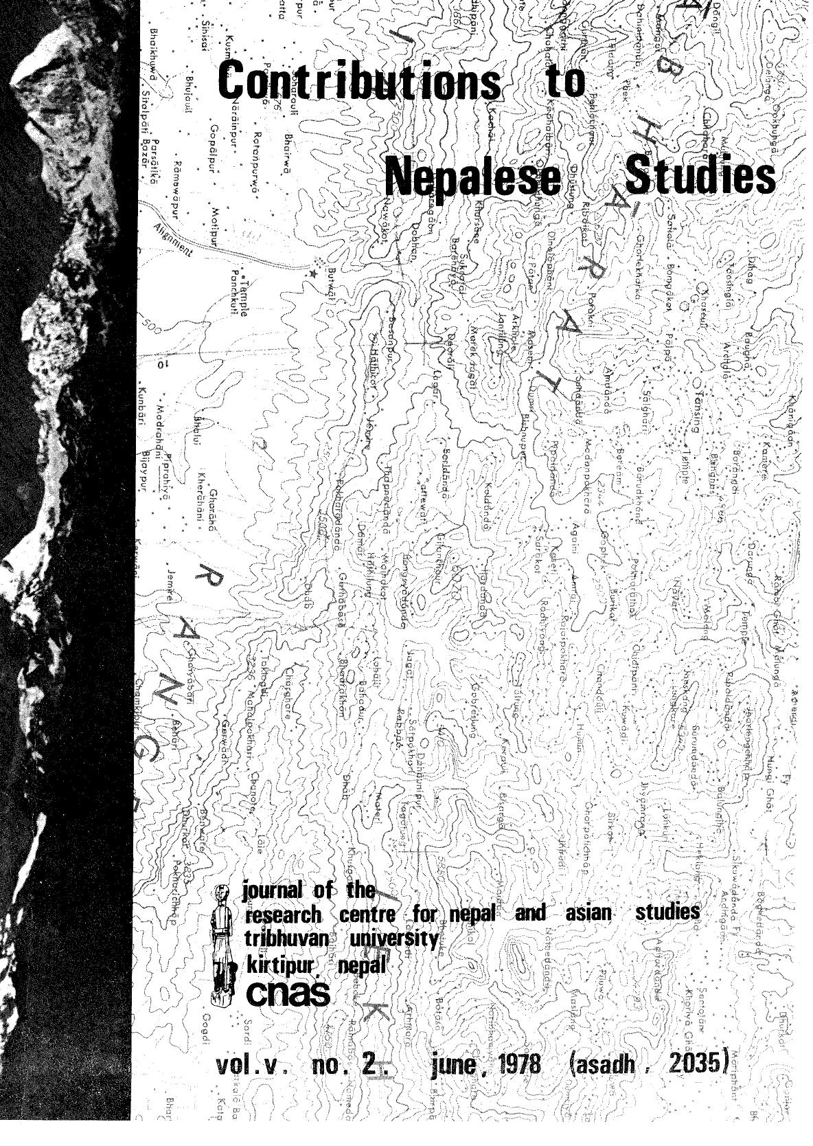 Contributions To Nepalese Studies: Volume05-02